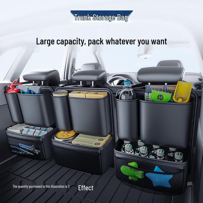 BIMLL Car Backseat & Trunk Storage Organizer