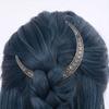 Alloy Retro Moon Hairpin Exquisite Carving Gothic Hairpin Ancient Style Hairpins  Women Accessory