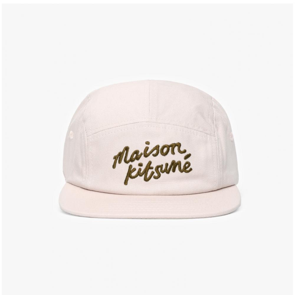 Maison Kitsune Lm06108ww0095 P705 Handwriting Logo Ball Cap