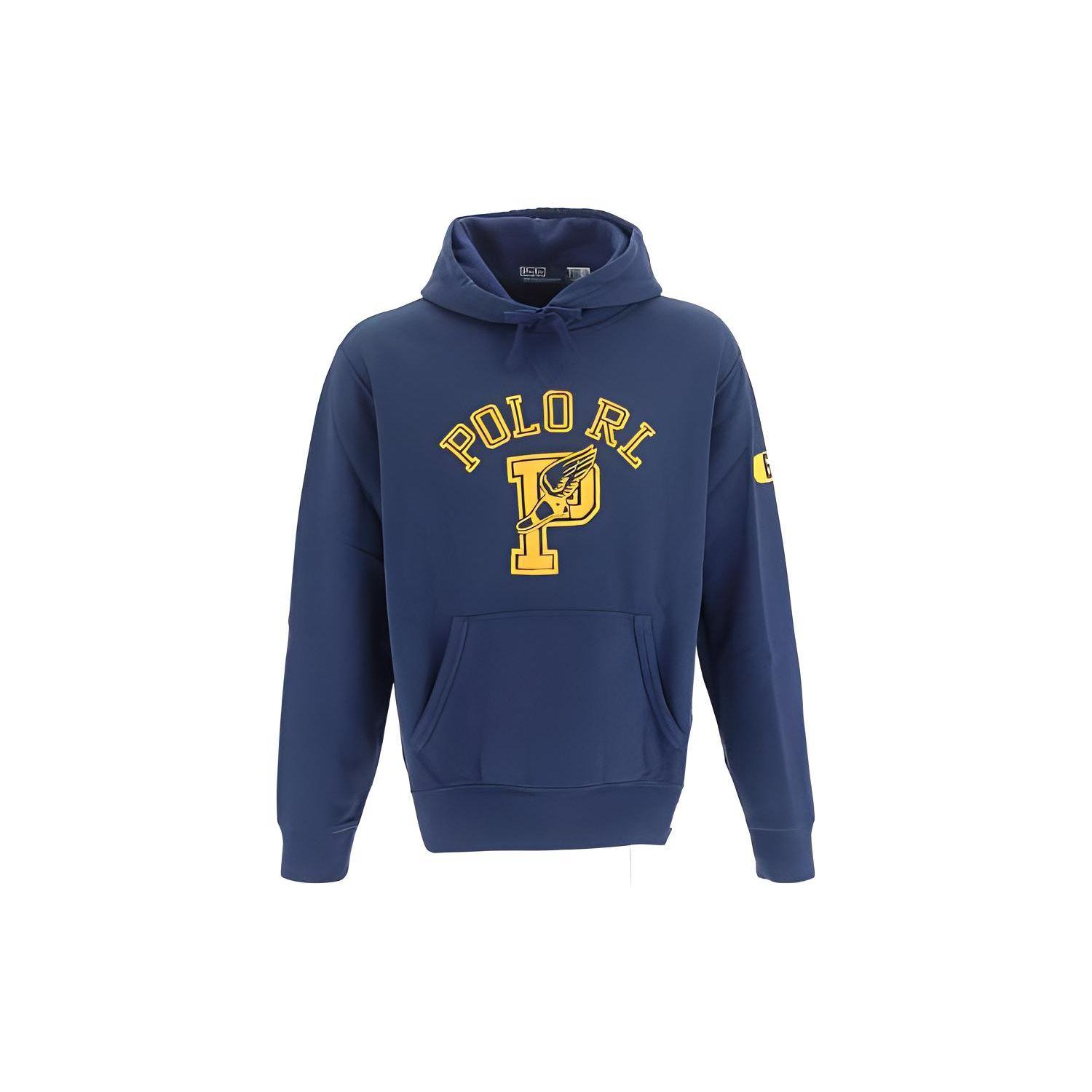 

Polo Ralph Lauren Ss23 Letter Print Hooded Long Sleeve Sweatshirt Men sweatshirt Blue 710900954000-001 S