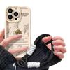 Applicable To Apple 15 Mobile Phone Case Iphone13promax Camellia Doll Lanyard 12/11 Lambskin 7plus