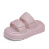 Fashion Men's and Women's Bathroom Slippers Flat Non-slip Family Solid Color Flip-flops Beach Slippers Casual Sandals Indoor Outdoor