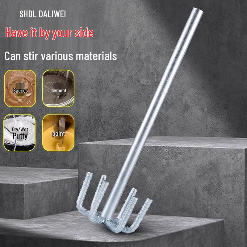 Multi-Function Electric Hammer Drill with Mixer Rod for Dust, Cement, Paint, and Putty Applications