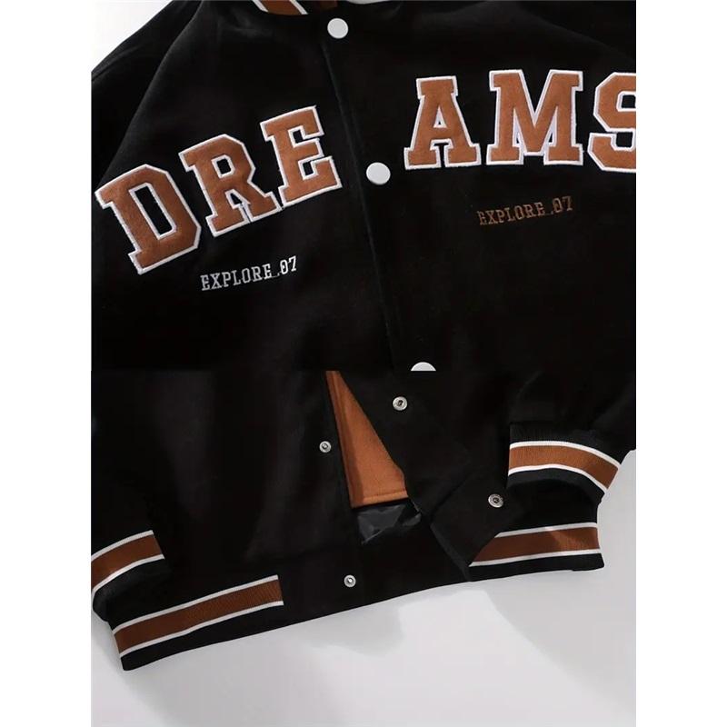 Herren Baseball Anzug Jacke Frühling und Herbst Jugend Herren Modelle lose Freizeitjacke männlich