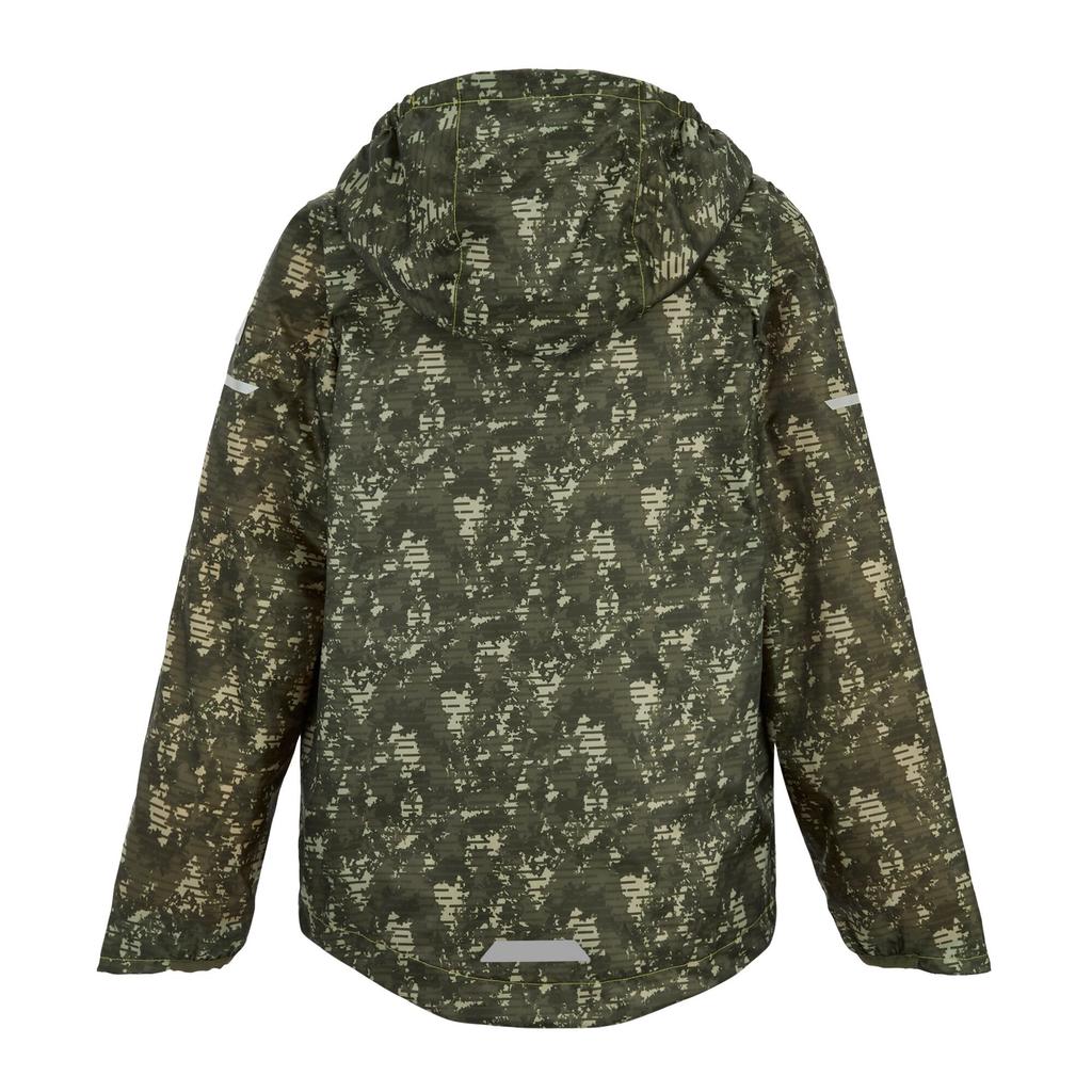 Regatta Childrens/Kids Lever II Line Camo Waterproof Jacket