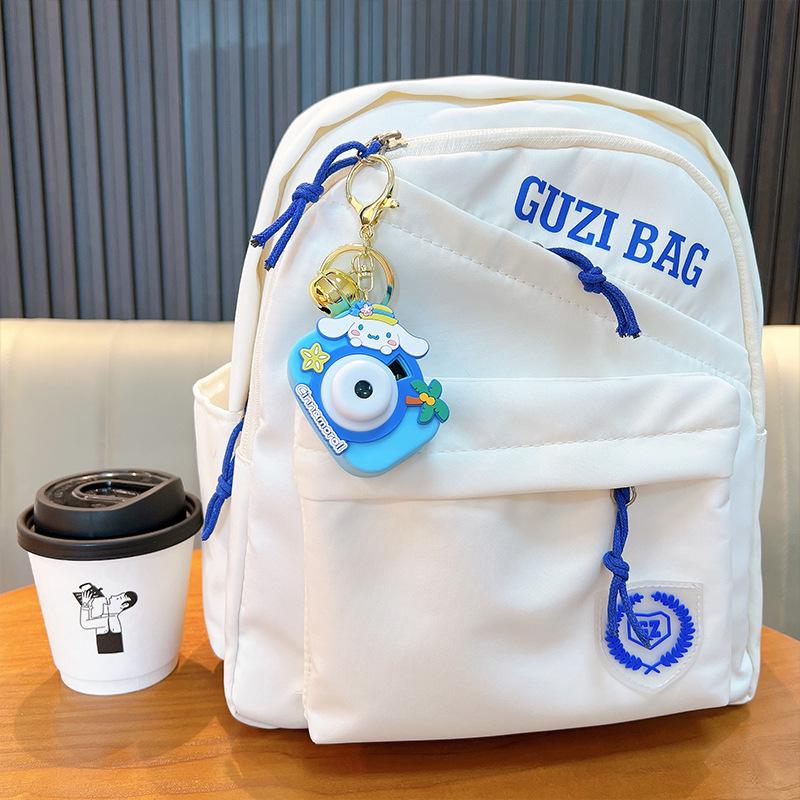 Luminous Cartoon Projector Camera Keychain - Small Gift & Bag Pendant