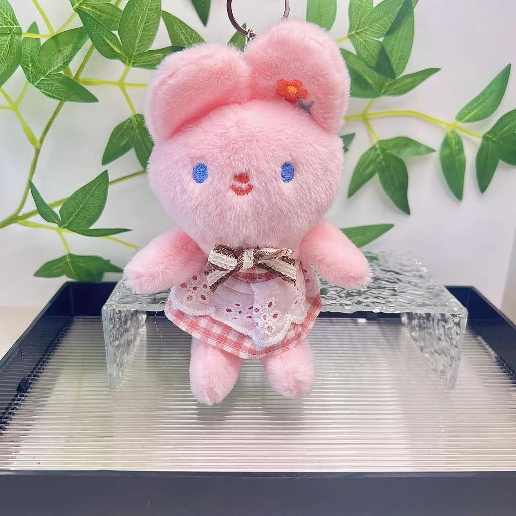 Charming Rabbit Plush Keychain Lovely Bunny Bag Pendant Cute Soft Toy For Ages All