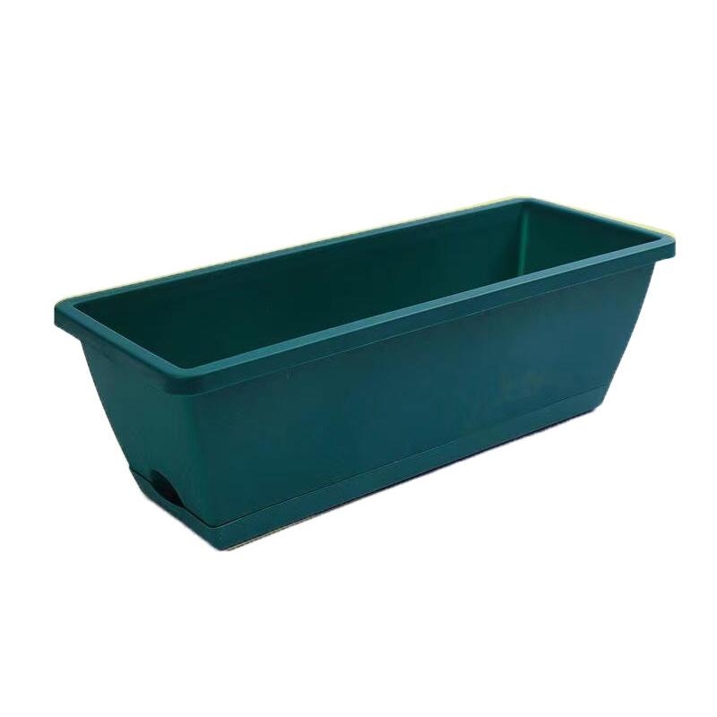 

Rectangular Window Box Planter Pots,Self-Watering Resin Vegetable Planters for Balcony,Garden & Patio L оливковий колір