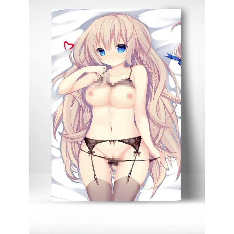 Anime 18+ Erotic Metal Poster 30x20cm, Mature Art Wall Decor