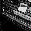 Car Tuning Carbon Fiber ABS Air conditioning Switch Adjustment Frame Cover Trim Accessories For Genesis G80 DH 2015-2020 LHD