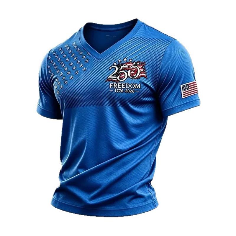 Men's 3D Printed Daily Casual Fashion Front Shoulder V-Neck Long Sleeve