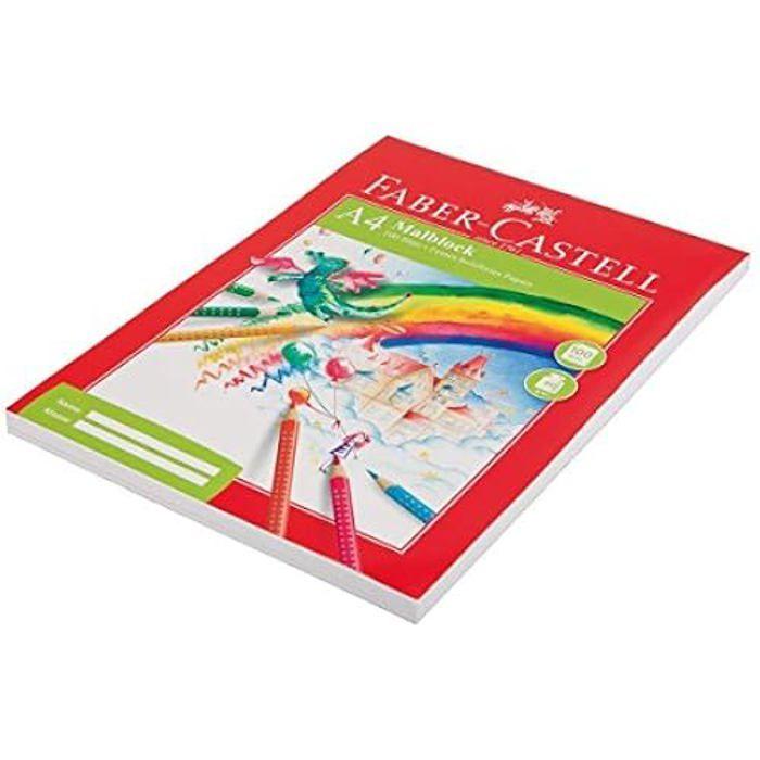 Faber-Castell 120148 Trousse de 48 crayons de couleur + taille-crayon + carnet de dessin