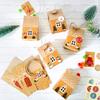 DIY Christmas Advent Calendar Box 24 Sets Xmas House Kraft Paper  Bag for Kids Adult Countdown To Christmas Gift Package