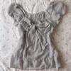 Y2K French V-neck Retro Summer Short Sleeve Women's Top