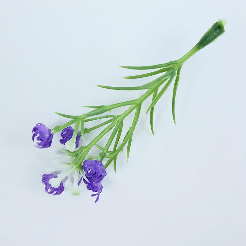 Small Fresh Simulation Starry Fork Handmade Diy Hairpin Flower Garland Headdress Decorative Accessories Artificial Plastic Flower Strings