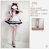 Sweet Maid Outfit Women Anime Maid Costume Fancy Dress Cosplays Costume Maid Dress with Sock Headwear Apron Bustel