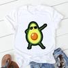 Avocado Funny Women T-Shirts Girl Harajuku Ullzang Graphic Cute Grunge Top Female T Shirt Summer Casual O-Neck Lady Tee Clothing