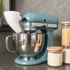 Flour Funnel for Kitchen Plastic Funnel with Easy-Pour Attachment Fits KSM150  5-Quart Tilt-Head Mixers Baking Accessory