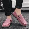 Streng ausgewählte Herren-Einzelschuhe mit weicher Sohle Doudou-Schuhe, neue Carlo Chi Canvas-Schuhe, zum Hineinschlüpfen, koreanische Version von Freizeitschuhen