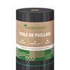 GardenGloss® 50m² Géotextile Anti-Mauvaises Herbes 100g/m² – Perméable À L'Eau (50m X 1m, Rouleau)