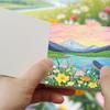 Thick acrylic cardboard specifically designed for art students can be torn off for painting, drawing notebook for students