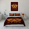 Golden eagle with laurel. Bedding sets Duvet cover sets Duvet covers Pillowcases(1* Duvet Cover 2* Pillowcases without duvet insert)