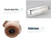 Leather-Covered Glass Liner Thermos Bottle for Dorms - Keeps Water Hot