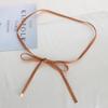 Weave Dress Slim Belt Solid Color Sweater Strap Fashion Waist Closing Decorative  Female