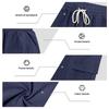 Men's Linen Hooded Shirt & Shorts Cardigan Set with Work Pants - Two-Piece Set in Stock.