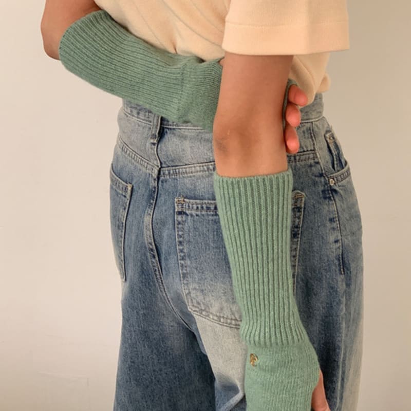 38comeoncommon Cashmere hand warmer (Blue Green)