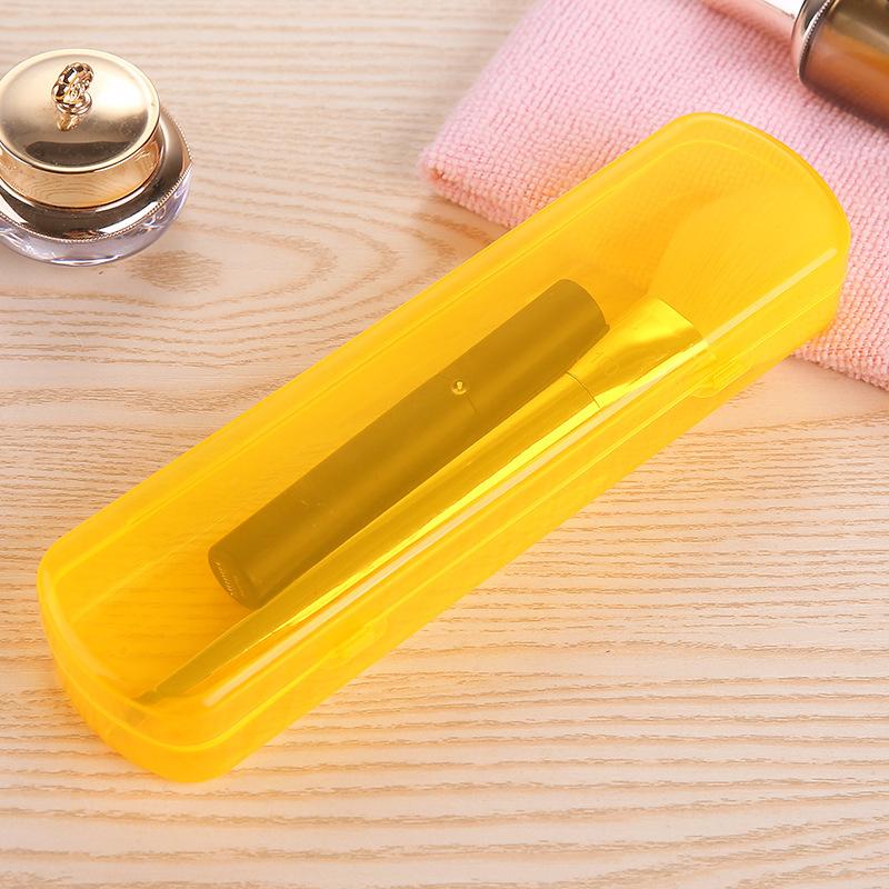 

Toothbrush Case, Home Travel Convenient Storage Box, Candy Color Storage Container Box Rack оранжевый