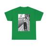 Vibing Graphic Print Short Sleeve Crew Neck Unisex Heavy Cotton Art Tee Unisex T-Shirt
