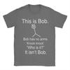 Harajuku T Shirt This Is Bob Bob Has No Arms Cotton Tshirts Tshirt For Unisex Summer Y2k Basic Casual Short Sleeve Top Tees