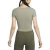 New Nike Crop Tops Women's Light Army Green FN2805-320