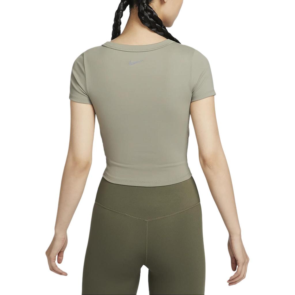 New Nike Crop Tops Women's Light Army Green FN2805-320
