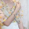 Baroque Freshwater Pearl Bee Charm Bracelet With Zircon Inlay Minimalist Womens Jewelry Accessory