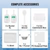 VEVOR Commercial Snowflake Ice Machine, 397LBS/24H Snowflake Ice Maker, Stainless Steel Ice Shaver Machine, Electric Snow Cone Maker