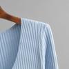 Fall Winter Lazy Wind Loose V-Neck Sweater Dress Women's Long Sleeve Straight Knit Pit Strip Wide Dresses