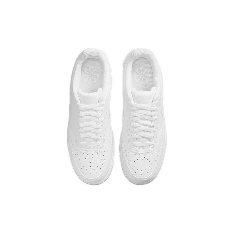 Nike Court Vision Low Next Nature Triple White Herresneakers DH2987-100