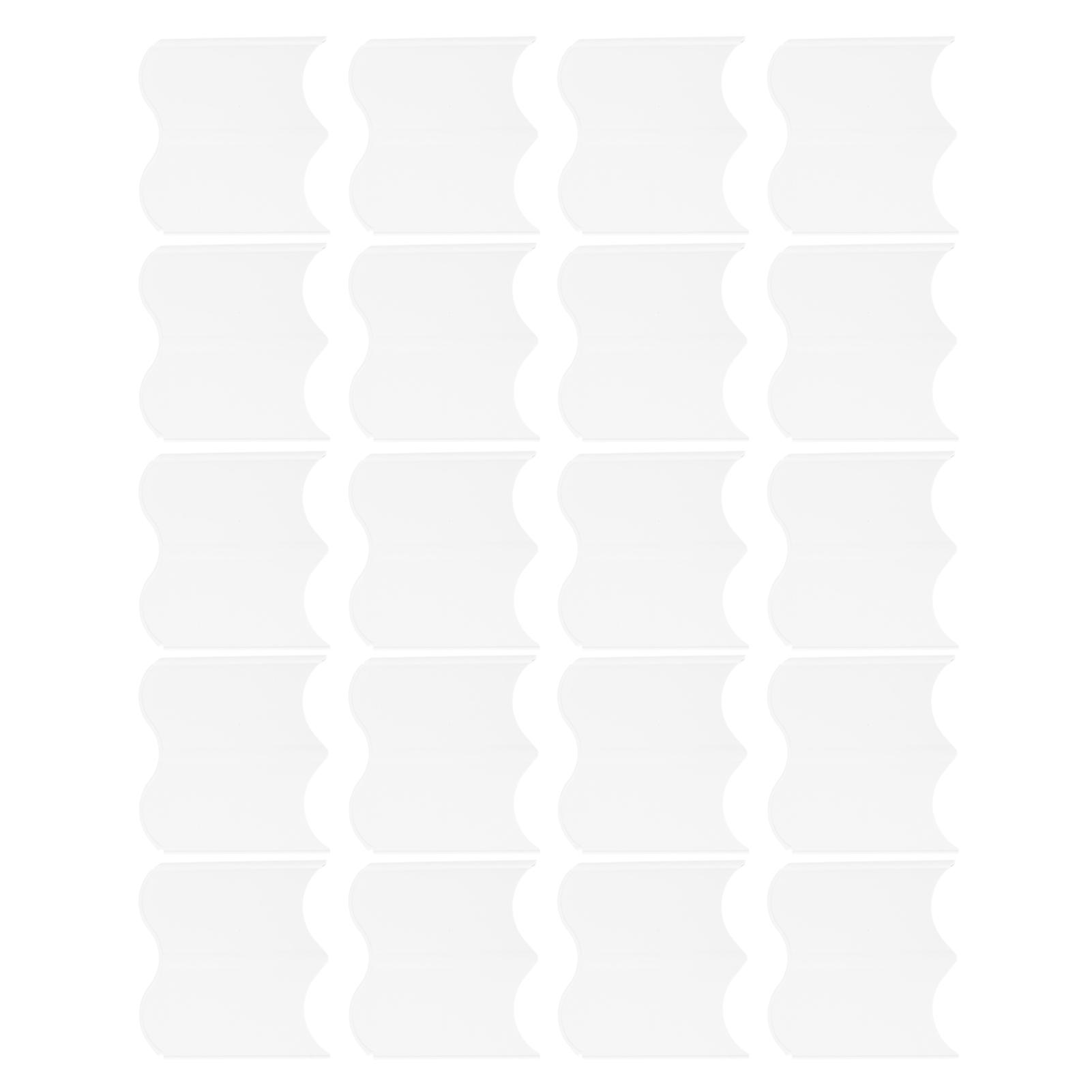 

20PCS Interlocking Landscaping Edging Kit Weatherproof Garden Landscape Edging Border Hammer in Lawn Edge White белый