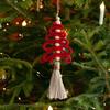 Handcrafted Christmas Tree Decorations Cotton Thread Creative Hanging Ornament  Christmas
