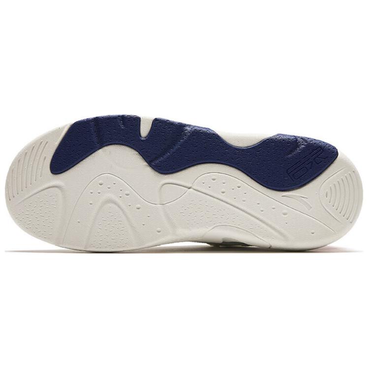 Anta Lightweight Non-Slip Low-Top Skate Shoes Women Sneaker White Purple 122428854-2