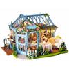 (t-FREAK) Dollhouse DIY Kit Set Miniature ROSE GARDEN TEA HOUSE (A-068)