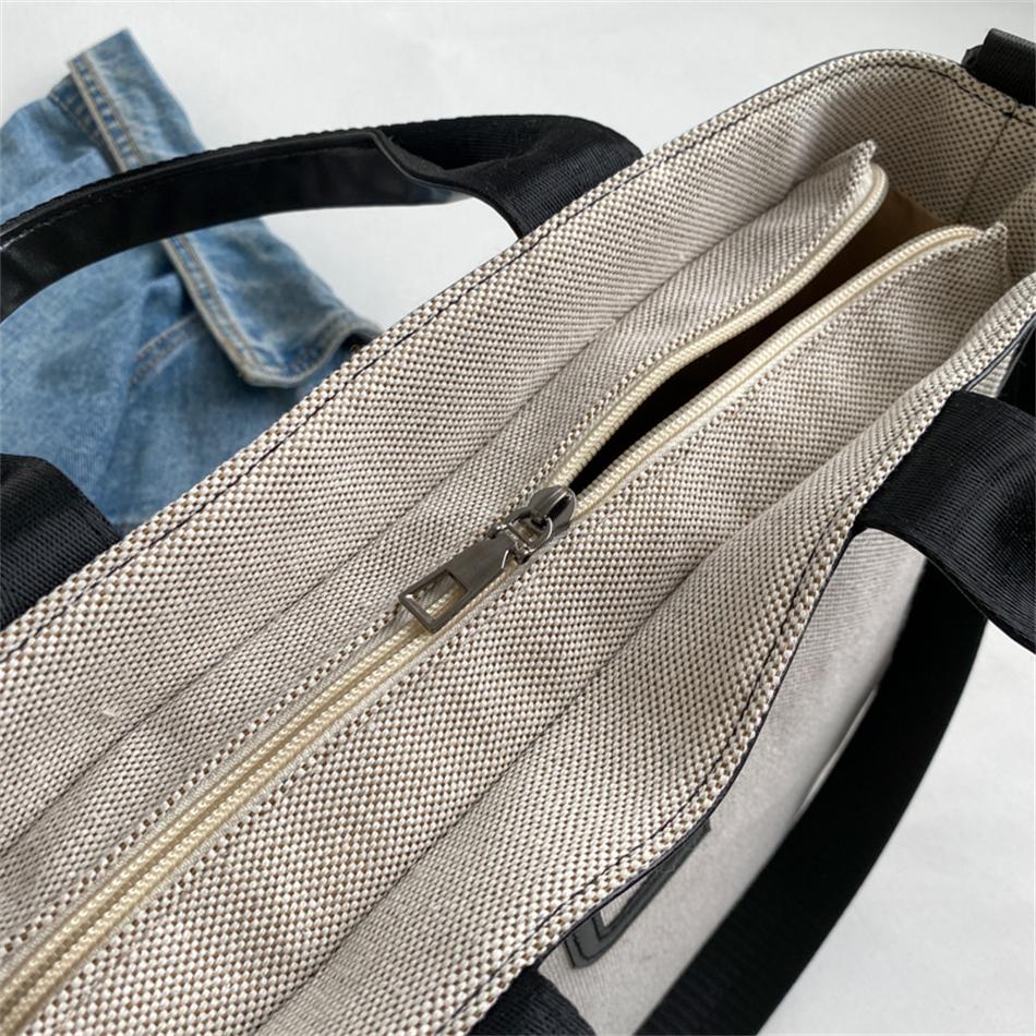 Высококачественная тканевая повседневная сумка-тоут большой емкости — фото 13