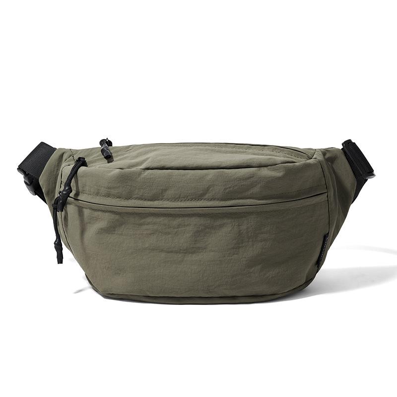 Унисекс Минималистичная Поясная Сумка Кроссбоди Легкая одноплечевая нагрудная сумка для повседневных занятий спортом на открытом воздухе зелёный 1190₽