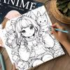 International Anime Coloring & Doodle Notebook
