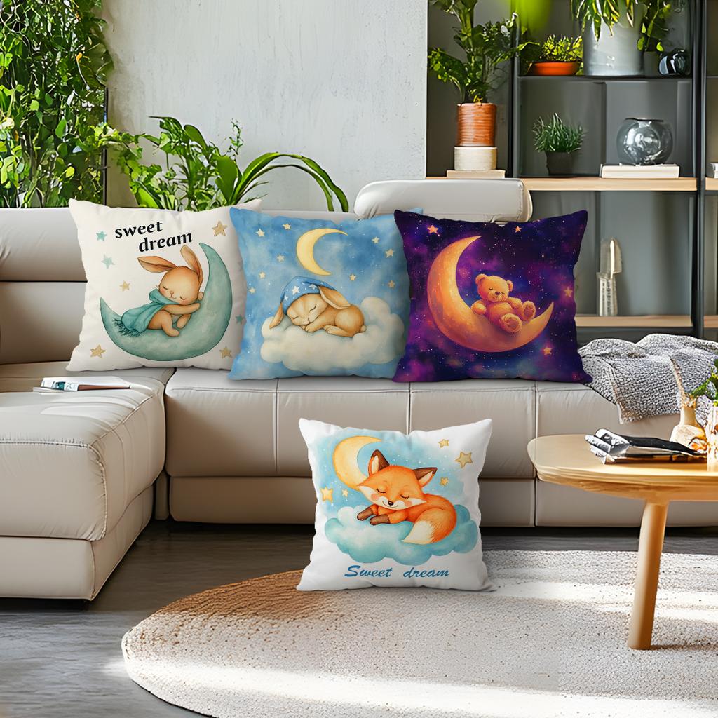 Sweet Dreams Cushions Pillowcase Polyester Cushion Cover Throw Pillow Pillowcover Home Car Sofa Decor