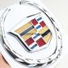 Car Rear Trunk Boot Front Head Grille Badge ABS Plastic Chrome 3D Logo Emblem for Cadillac SRX ATS XTS Auto Sticker Accessories