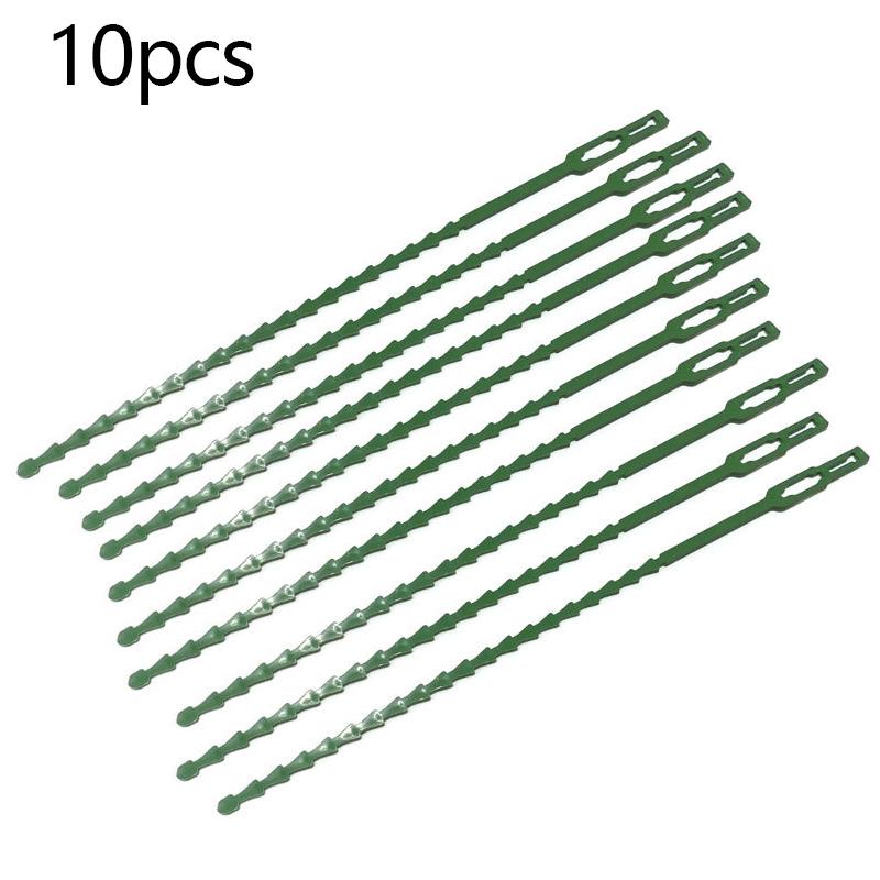 

13/17/23 см регулируемые пластиковые стяжки для растений многоразовые крепления для кустарников для садовых деревьев лазающая опора для виноградной лозы стебель томата length 13cm