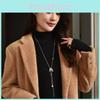 Elegant Gold Plated Long Leaf Pendant Necklace For Women With Trendy Tassel Design